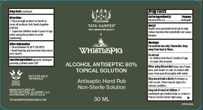 30 mL Hand Rub Label (Cp25429 Ths Hand Sanitizer Rub  30ml Label 04.16.20 Jpg 01)